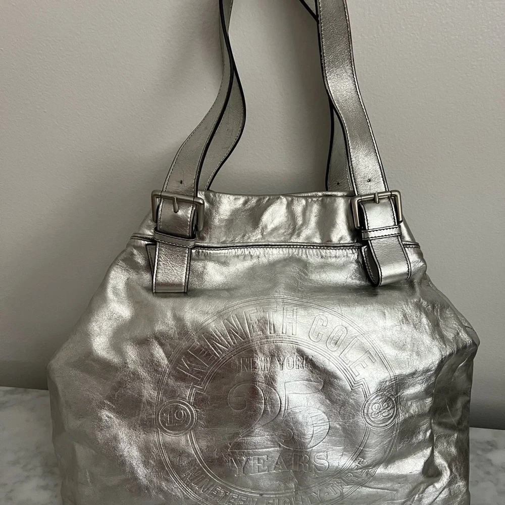 Kenneth Cole 25th Anniversary 1983 Edition SilverTote - Picture 14 of 14